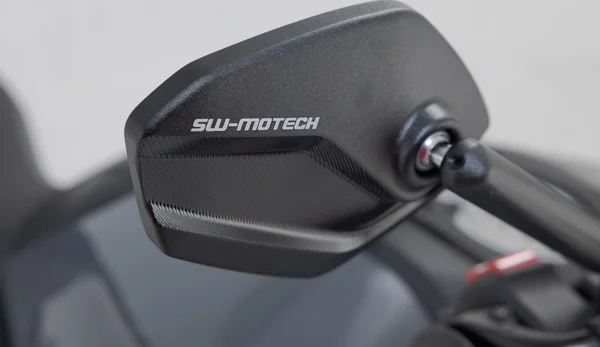 Set de oglinzi Sport cu braț lung, negru, 3, nordicamoto.ro
