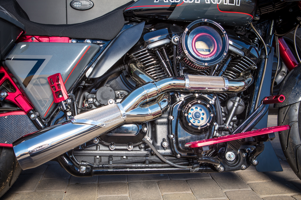 Big Sexy 2:1 Exhaust Systems Polished, 1, nordicamoto.ro
