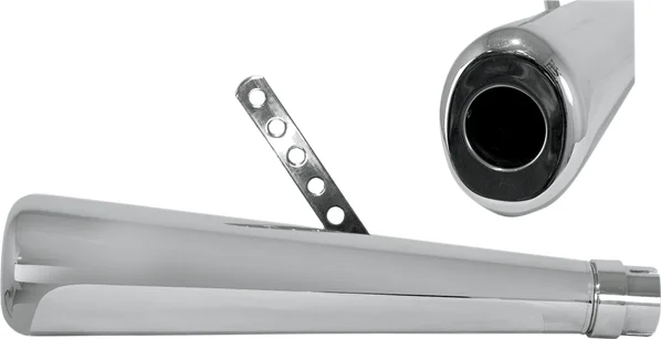 Roadhawk 50 Oval Muffler Chrome