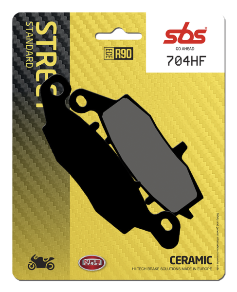 Hf Street Ceramic Organic Brake Pads, 2, nordicamoto.ro
