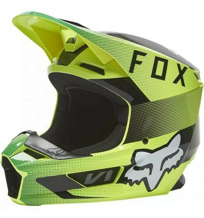 Casca Fox V1 RIDL ECE Fluo Yellow-1