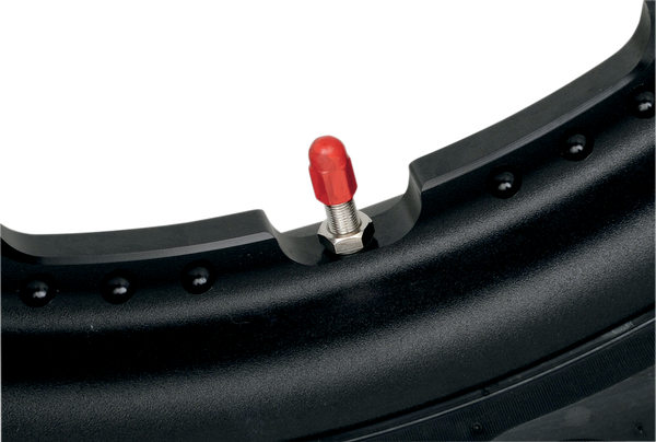 Custom Valve Stem Cap Red, Anodized, 2, nordicamoto.ro