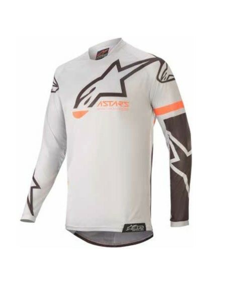 Tricou ALPINESTARS Racer Tech Compass Light Gray/Black