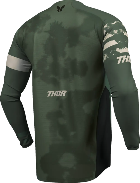 Launchmode Bleach Jersey Green, Black -5