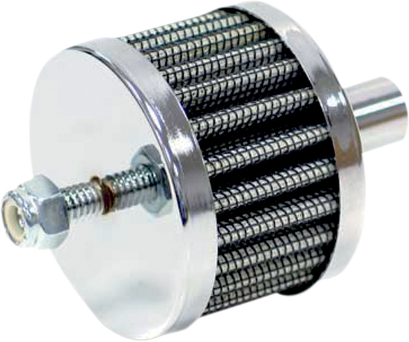 Crankcase Vent Filter 1/2(r) Chrome, 1, nordicamoto.ro