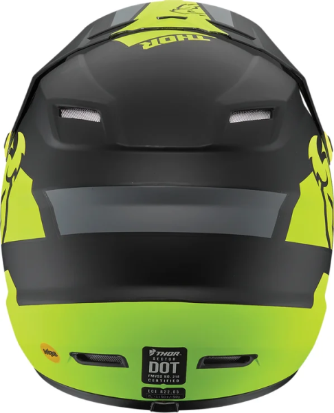 Youth Sector Split Mips Helmet Hi-vis, Yellow  M, 1, nordicamoto.ro
