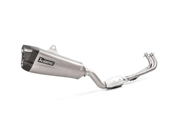 Racing Line Full Exhaust System Scooter Silver, Black -0