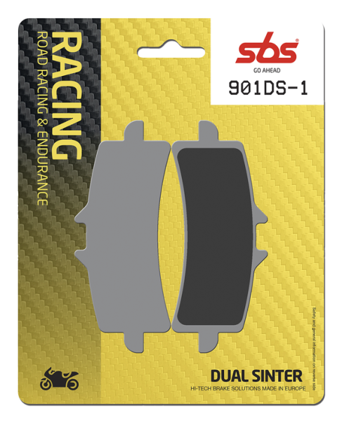Ds Racing Dual Sintered Brake Pads, 2, nordicamoto.ro