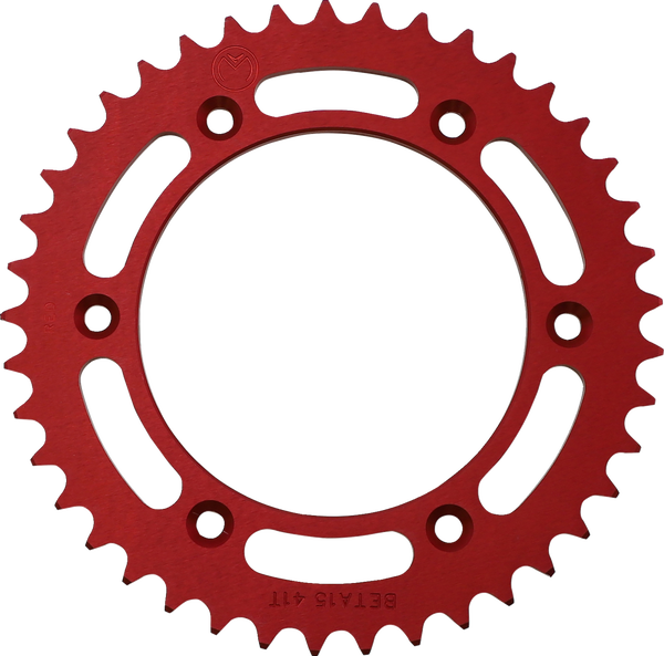 Rear Aluminum Sprocket Red, 1, nordicamoto.ro