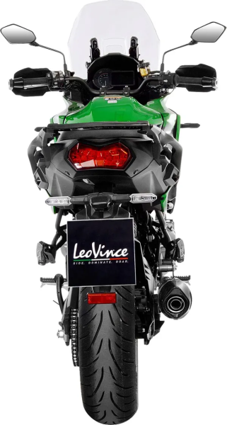 Tobă de eșapament LeoVince Nero Slip-On pentru Kawasaki Versys 650 (2022-2025), 3, nordicamoto.ro