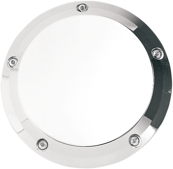 Chrome Billet Derby Cover Chrome, 1, nordicamoto.ro