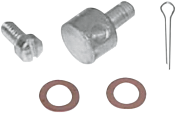 Carburetor Throttle Lever Wire Block Kit Silver, 1, nordicamoto.ro