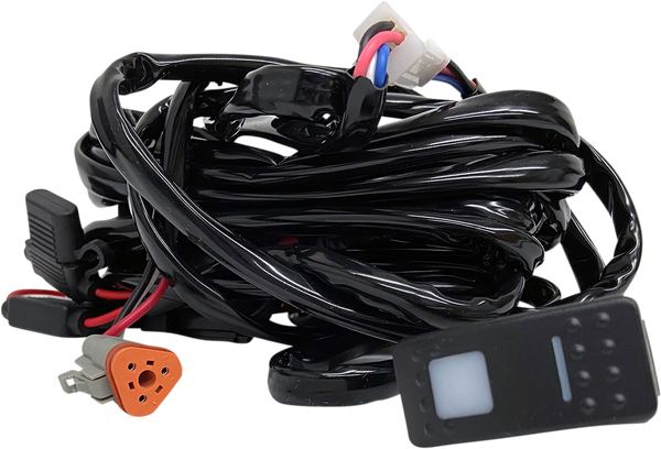Rectangular Lighted On/off Switch Wiring Harness, 1, nordicamoto.ro