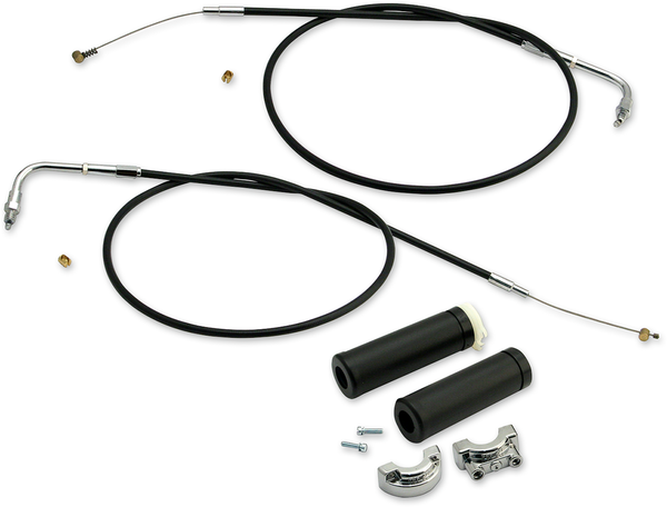 Dual-cable Throttle Assembly Kit Black, 2, nordicamoto.ro