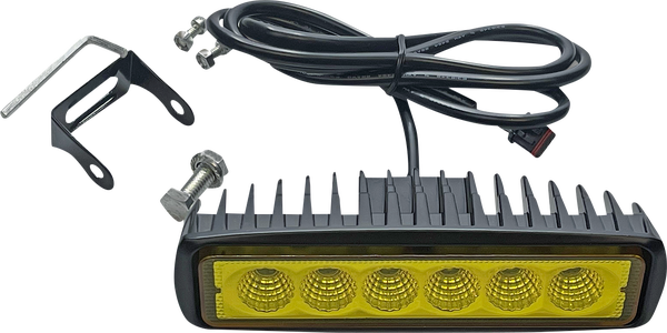 Yellow High Power Led Driving Light Bar Black, 2, nordicamoto.ro