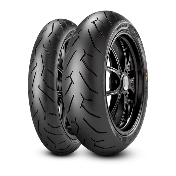 Set de anvelope 120/70ZR17 + 200/50ZR17 Pirelli Diablo Rosso II, 1, nordicamoto.ro