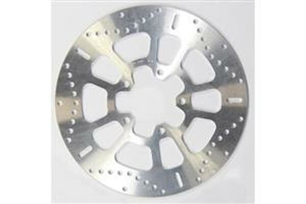 Round Fixed Brake Rotor Silver, Stainless Steel, 1, nordicamoto.ro