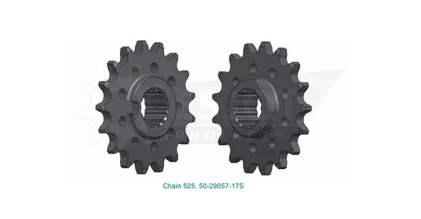 Sport Sprocket Front 525 Natural, 1, nordicamoto.ro