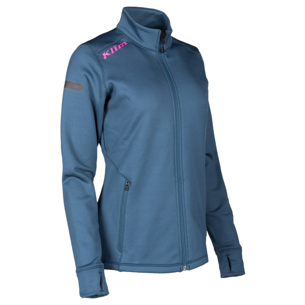 Geaca Snowmobil Dama Klim Sundance Mid Layer Petrol - Knockout Pink-6