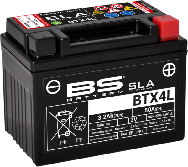 Baterie moto BS BTX4L SLA 12V 50 A