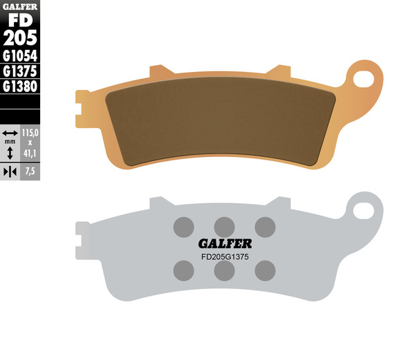 Hh Sintered Brake Pads, 2, nordicamoto.ro