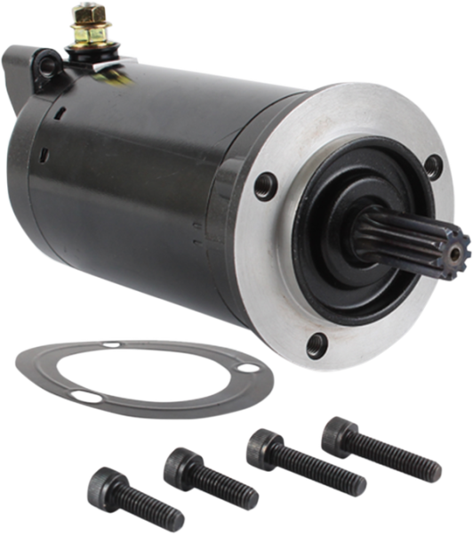 Starter Motor Black, Unfinished, 1, nordicamoto.ro