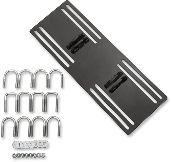 Universal Mid-frame Under Chassis Plow Mount Bracket Black, Powder-coated, 1, nordicamoto.ro
