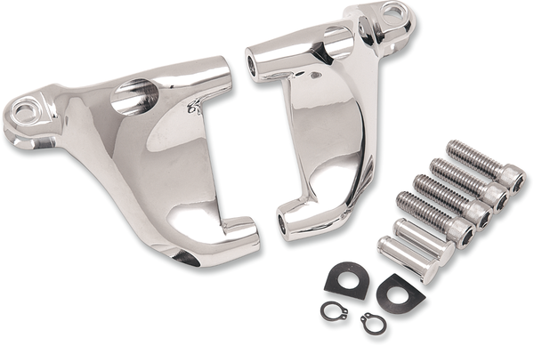 Passenger Footpeg Mount Kit Silver, 2, nordicamoto.ro