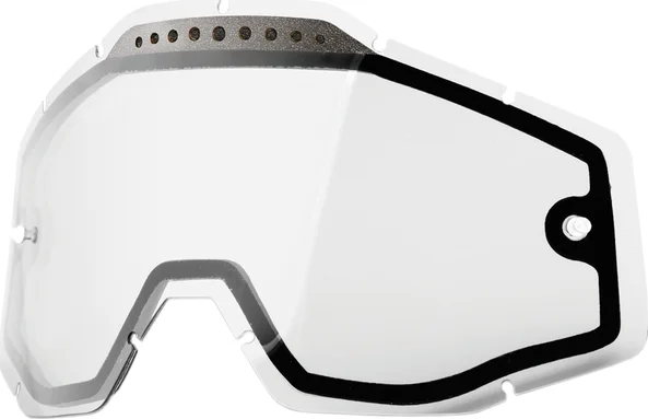 Lentila ochelari 100% Racecraft/Accuri/Strata Dubla Ventilata Clara