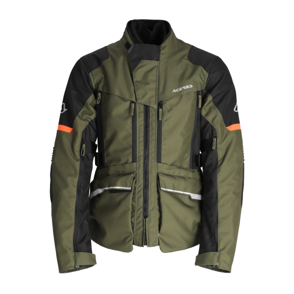 Geaca Moto Acerbis CE X-Rover Verde/Portocaliu XS, 6, nordicamoto.ro
