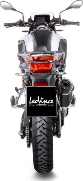 Tobă de eșapament LeoVince LV-14 Black Edition Slip-On pentru BMW F 750 GS / F 800 GS / F 850 GS / F 900 GS / F 900 GS Adventure, 4, nordicamoto.ro