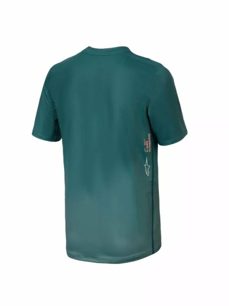 Youth A-dura Rise Short Sleeve Jersey Green -4