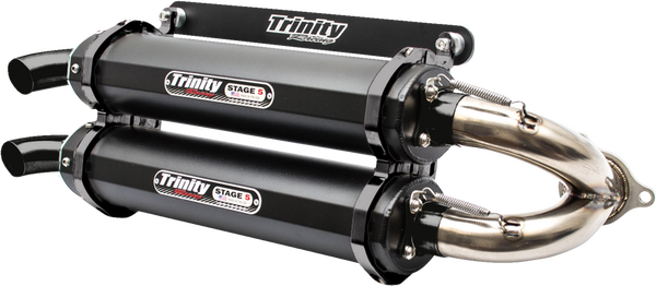 Stage 5 Slip-on Mufflers Black, 1, nordicamoto.ro