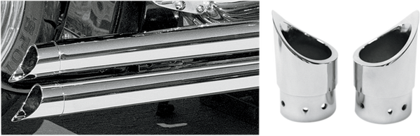 Family Jewel Exhaust Tip Chrome, 3, nordicamoto.ro