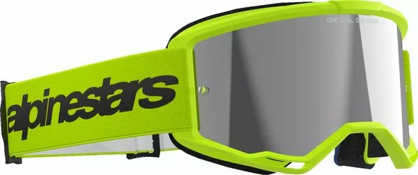 Alpinestars Vision 3 Wordmark Goggle Yellow -1