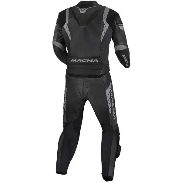 Combinezon de piele 2 piese MACNA VARSHALL Negru 52, 6, nordicamoto.ro