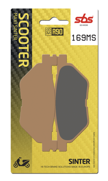 Ms Scooter Maxi Sintered Brake Pads, 2, nordicamoto.ro