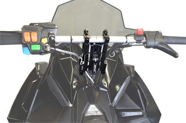 Adjustable Flex Handlebar Riser Black, 1, nordicamoto.ro