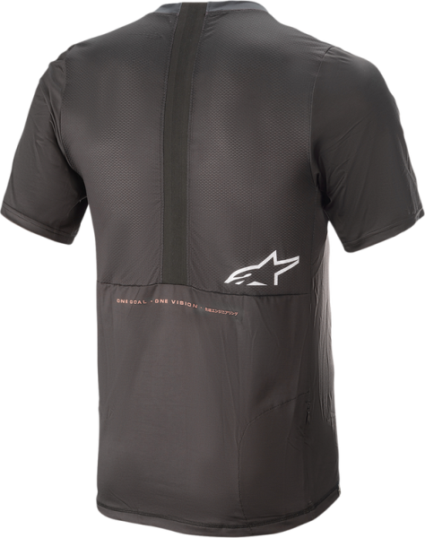 Tricou MTB Alpinestars Alps 6.0 V2 Black/Coral-2