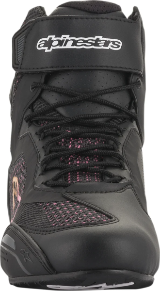 Ghete dama Alpinestars Stella Faster-3 Rideknit Black/Orange/Pink-3