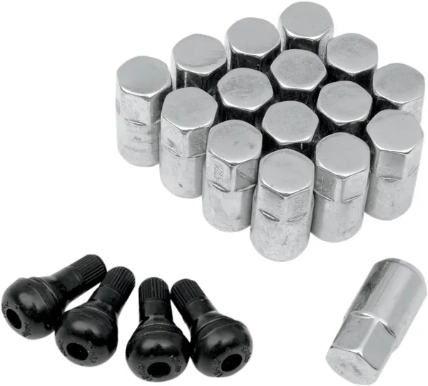 Atv-utv Wheel Lugnut Silver -0