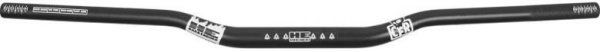 CFR Hard enduro handlebar 1”-25mm Rise Black/White, 1, nordicamoto.ro