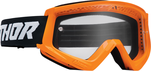 Combat Racer Goggles Hi-vis, Orange, Black 