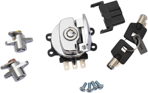 Side Hinge Ignition Switch Black, 2, nordicamoto.ro