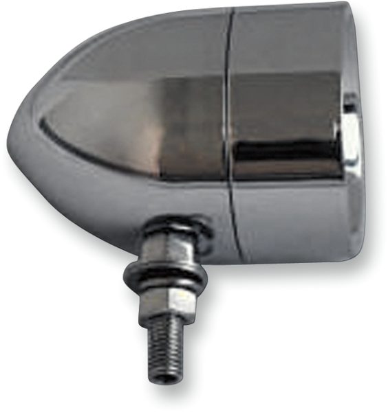 Street Magic® Dual-color Led Bullet Marker Lights Chrome, 1, nordicamoto.ro