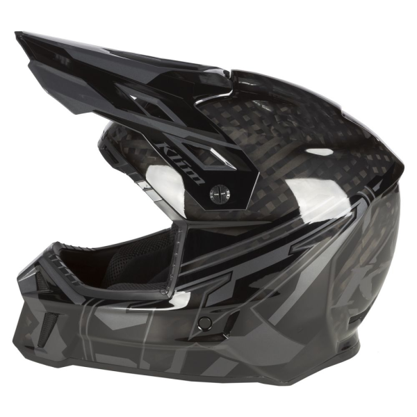 Casca Snowmobil Klim F3 Carbon Pro ECE Ascent Black - Asphalt-42