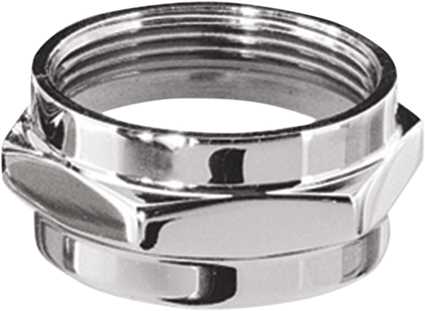 Power-flo Fuel Valve Chrome Adapter Nut Chrome, 1, nordicamoto.ro