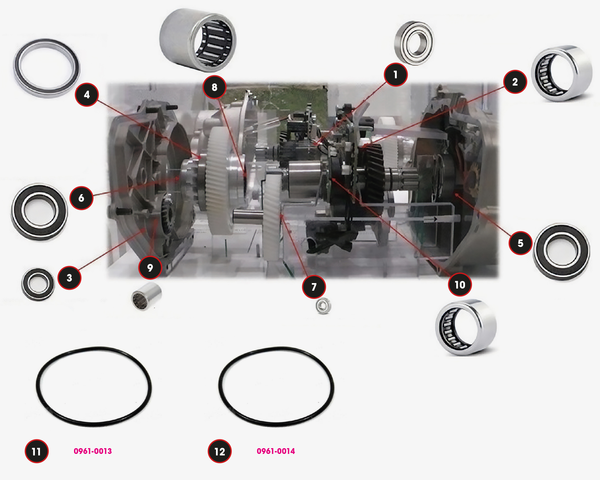 Bearings & O Rings Bosch Motor Gen2, 2, nordicamoto.ro
