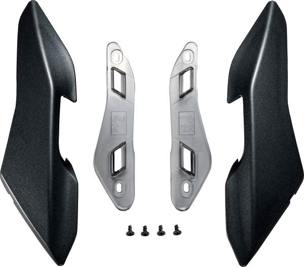 Spoiler ventilație spate cască SHOEI GTA2 Gri inchis-0