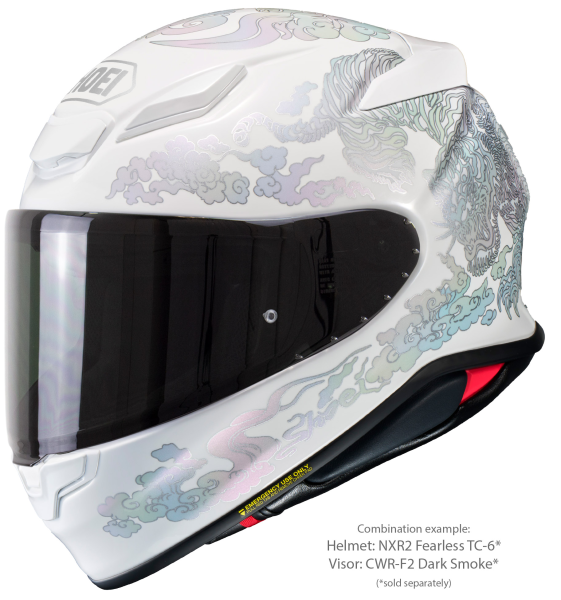 Casca integrala SHOEI NXR2 FEARLESS TC-6 Alb XXL-6